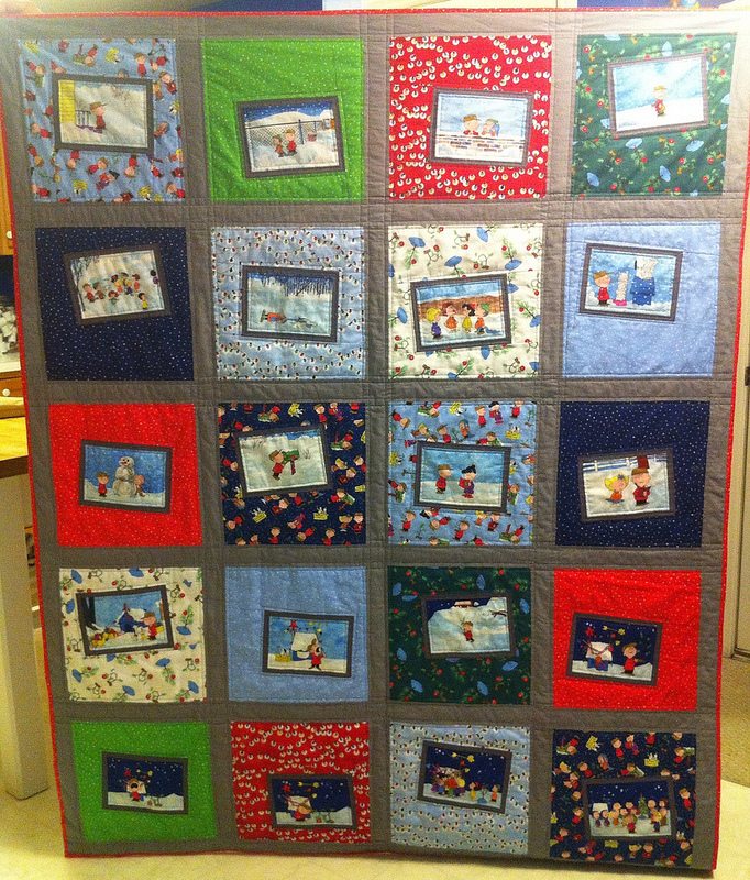 charlie brown christmas quilt