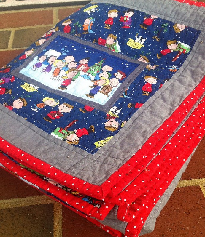 charlie brown christmas quilt.