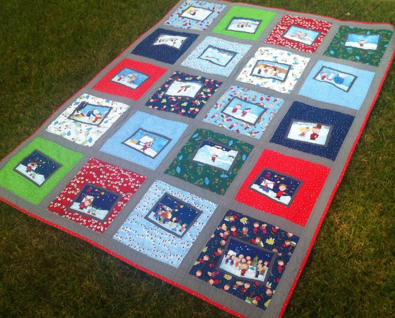 charlie brown christmas quilt.