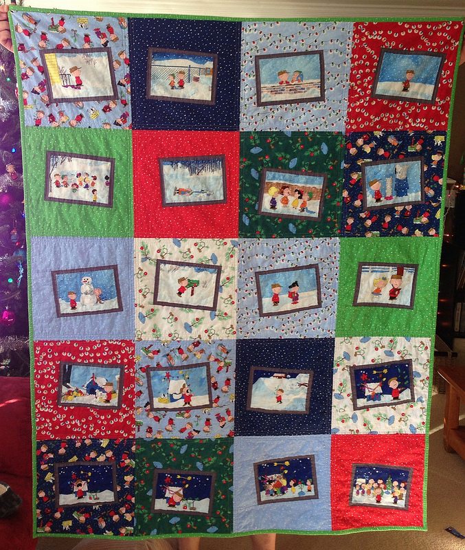 charlie brown christmas quilt
