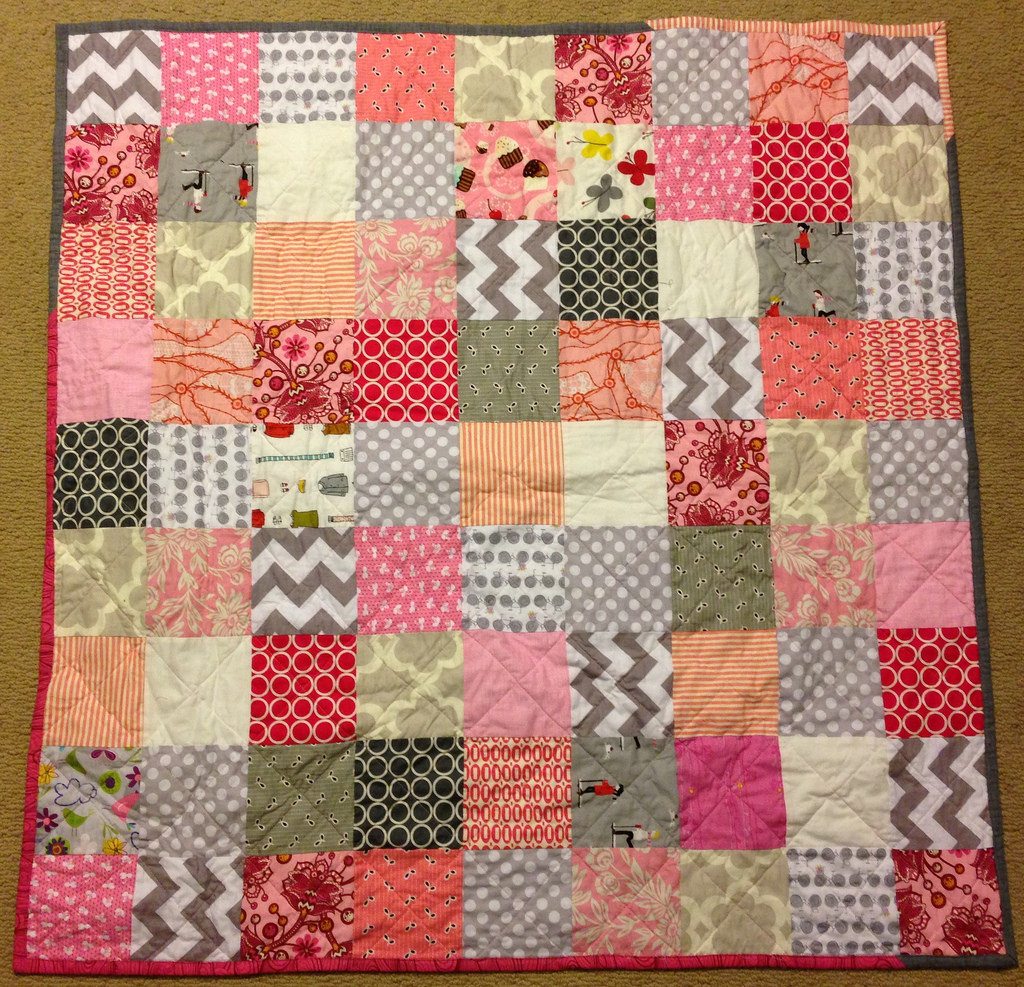 baby girl quilt.