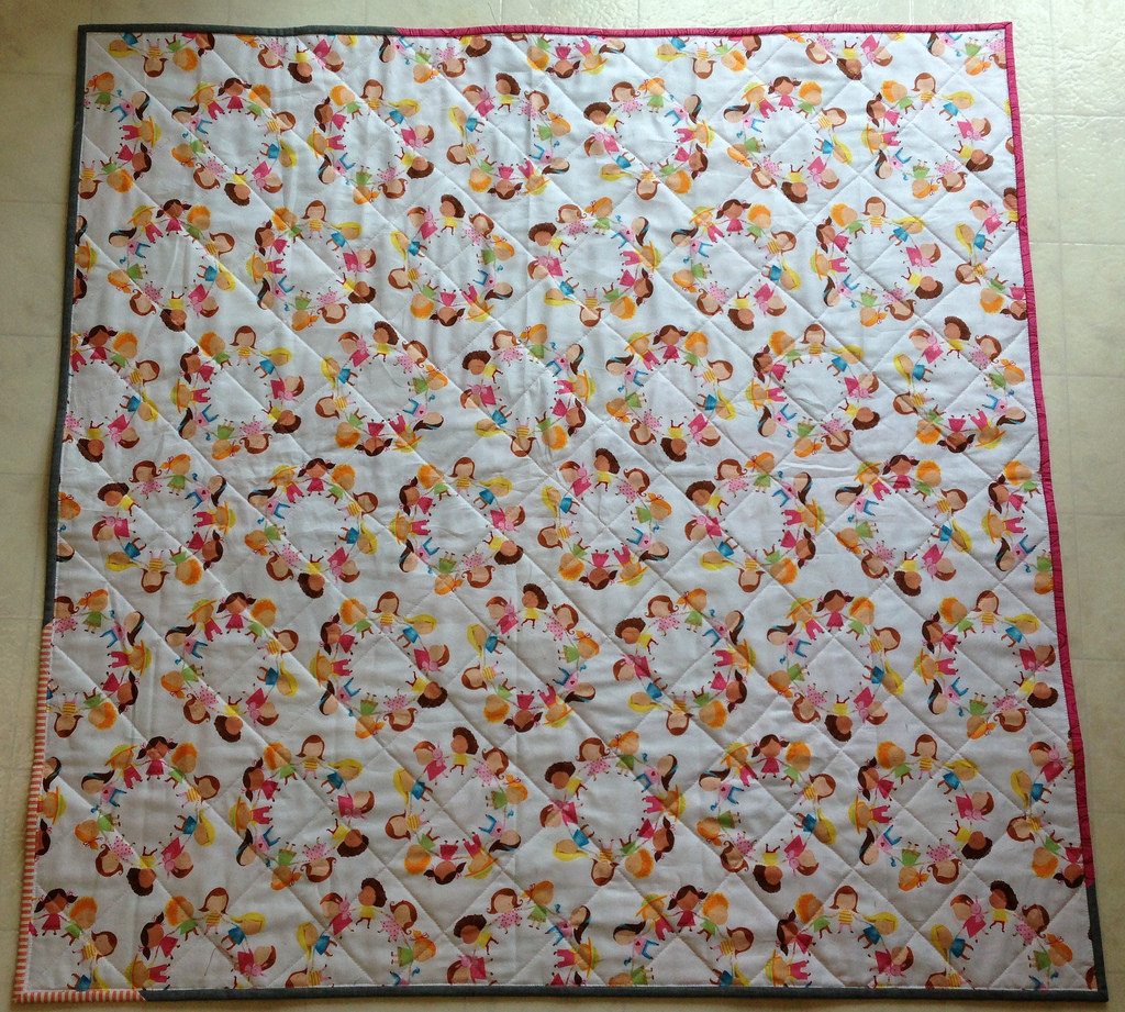 baby girl quilt.