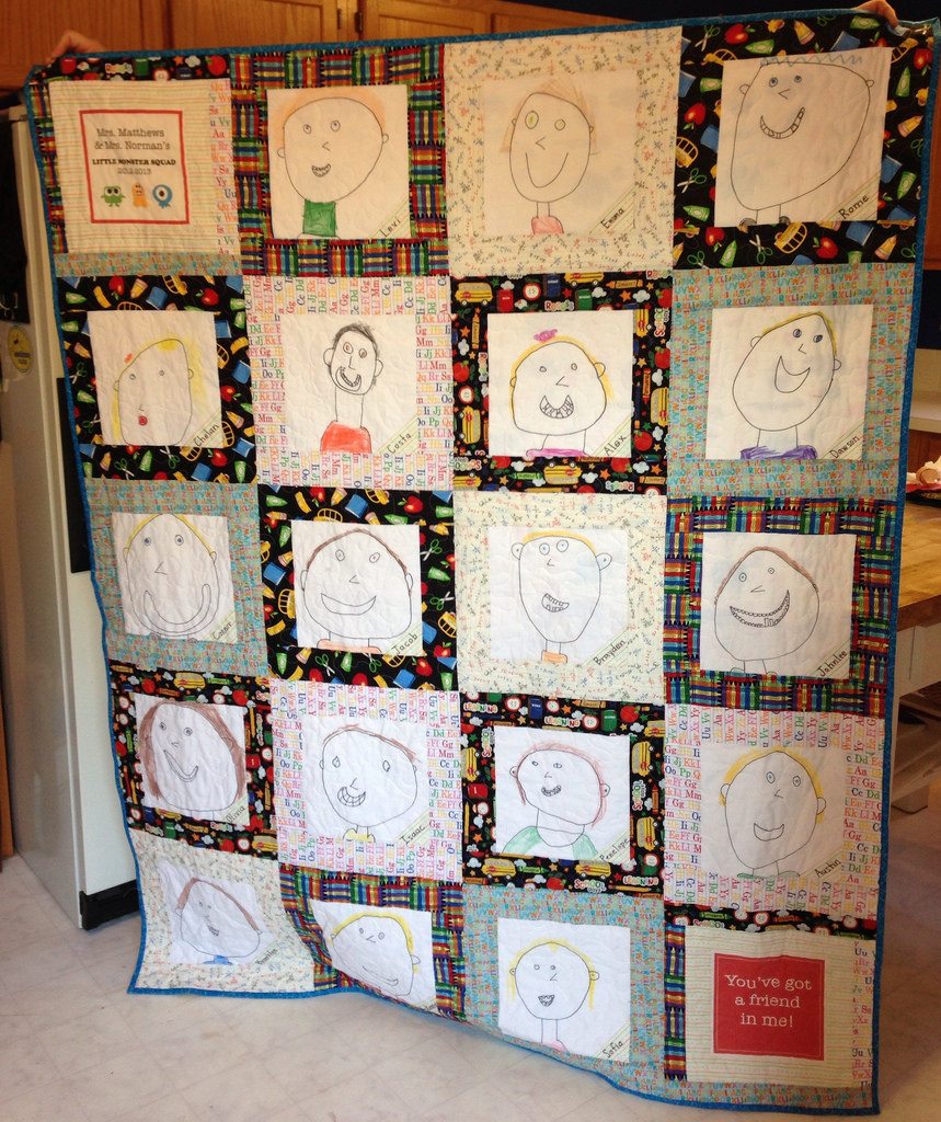 kindergarten class quilt.