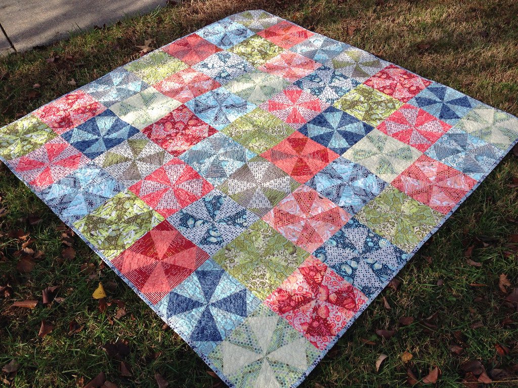 salt water kaleidoscope quilt.