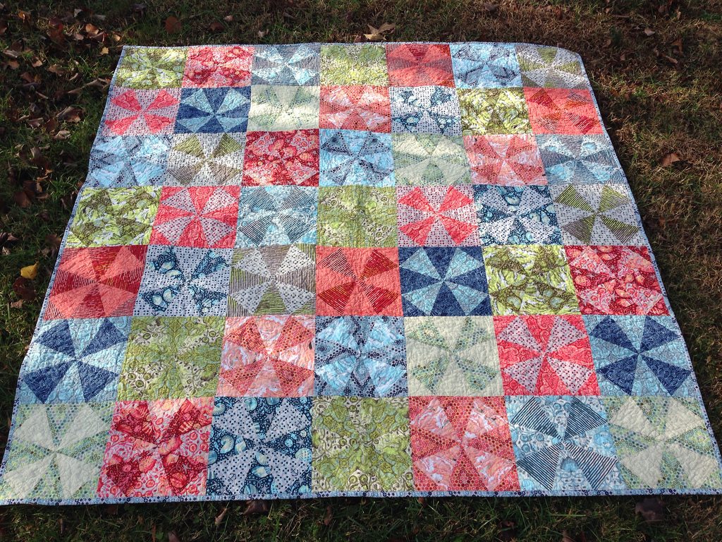 salt water kaleidoscope quilt.